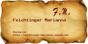 Feichtinger Marianna névjegykártya